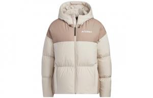 Пуховик женский бежевый Adidas