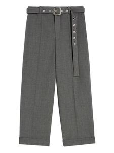 Jil Sander шерстяные брюки, серый