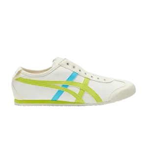 Кроссовки Mexico 66 Slip-On, цвет Cream Neon Lime