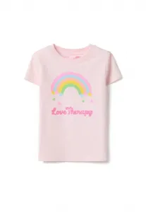 Футболка с принтом стандартного кроя Ovs, Light Pink