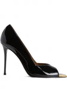 Босоножки Intriigo с кристаллами и каблуком 105 мм Giuseppe Zanotti, черный