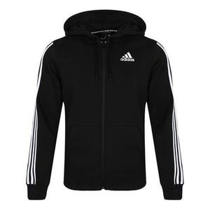 Куртка adidas Printing Sports Fleece Lined hooded Knit Jacket Black, черный