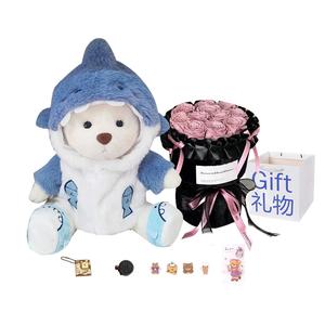 Плюшевая мишка Teddy Joint маленькая милая кукла Dolls and bears dance, черный