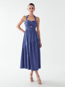 Миди платье BWLDR Lana, Blue denim