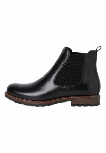 Ботинки челси на щиколотке Tamaris, Black Leather