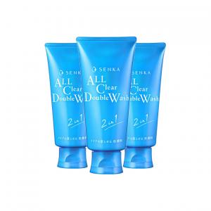 Увлажняющие пенки для умывания увлажняющие освежающие отшелушивающие очищающие для снятия макияжа 120г*2 SENKA