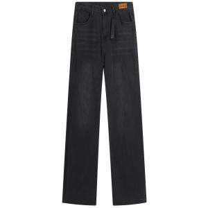 Джинсы Unisex Moderate Straight Fit Mackyo, черный