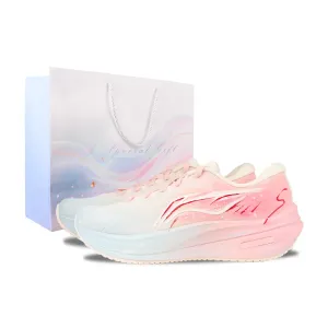 Кроссовки Li Ning Yueying 5 с 5-ступенчатой амортизацией, повышенной износостойкостью, низкие, повседневные, для города, поездок на работу и скейтбординга, женские., розовый (special shopping bag)