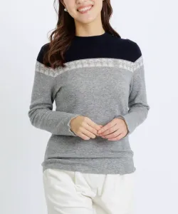 Свитер Studio Picone, цвет Navy X Gray (160)