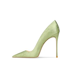 YUTIANAI Стройные каблуки на шпильке женские - травянисто-зеленые 8 см, цвет Grass Green 8cm