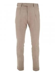 Плиссированные брюки PT Torino, нейтральный