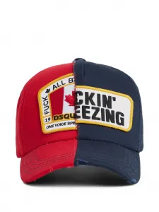 Кепка с нашивкой-логотипом Dsquared2, красный