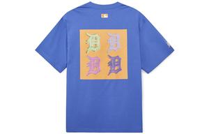 Футболка унисекс фиолетовая MLB