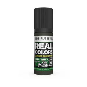 RLM 81 Версия 2 (неправильно называется RLM 83), Paint - Real Color, Dropper Bottles (AK-Interactive)