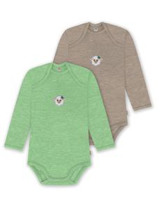 Комбинезон/боди normani Auckland, бежевый/зеленый