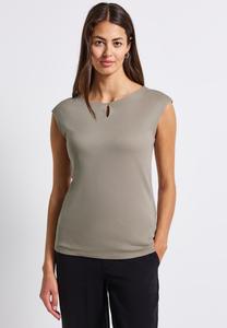 Футболка Street One MIT CUT-OUT, Beige