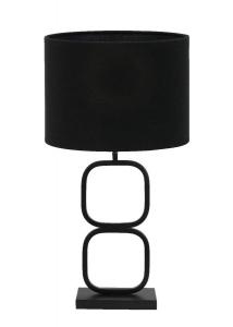 Настольная лампа Light & Living Lutika/Livigno, черный