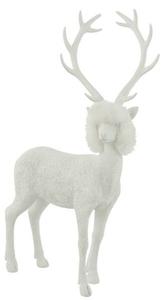 Декоративная фигурка J-LINE Rentier, 15x29x15 см, белый