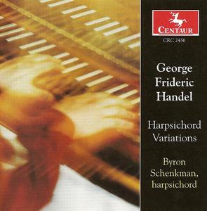 CD диск Handel / Schenkman: Harpsichord Variations