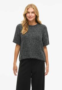 Футболка VILA VIMARLEY KURZARMELIGER, Dark Grey Melange/Mottled Dark Grey