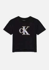 Футболка с принтом FILED IN MONOLOGO TEE Calvin Klein Jeans, черный