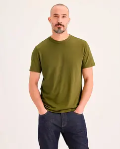 Мужское поло из эластичной ткани с коротким рукавом Dockers, зеленый