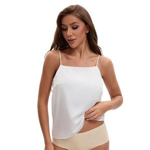 Женский топ-майка с квадратным вырезом и открытой спиной Inspire Chic, White