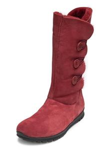 Сапоги VITAFORM Veloursleder & Doubleface, бордо