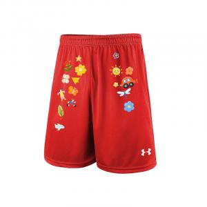 Быстросохнущие шорты Kids' Under Armour, красный