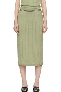B.B. Wallace Юбка-Миди цвета хаки Serra