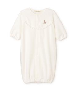 Велюровый комбинезон в горошек, двусторонний [Сделано в Японии]