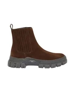 Ботильоны «челси» с классическими эластичными вставками Weekend Max Mara, коричневый