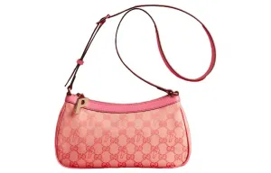 GUCCI PALACE Collaboration Canvas With Leather портативная сумка-кроссбоди, женская сумка через плечо Pink