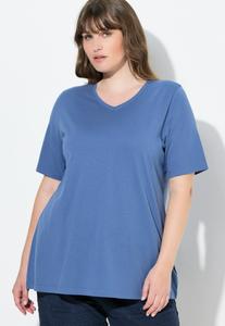 Футболка Ulla Popken GRANDES TAILLES LOT DE 2, Cornflower Blue/Blue