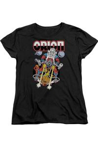 Женская футболка с коротким рукавом DC Comics Orion Gildan, черный