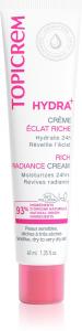Hydra+ Rich Radiance Cream Интенсивный увлажняющий дневной крем Topicrem, 40 мл