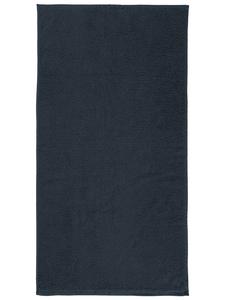 Redbest  Легкое махровое полотенце Oceanside черного цвета из махровой ткани