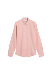 ARMEDANGELS Рубашка на пуговицах 'QUAASA' пастельно-красная, Regular fit