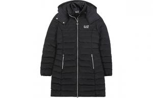 Пуховик женский черный EMPORIO ARMANI