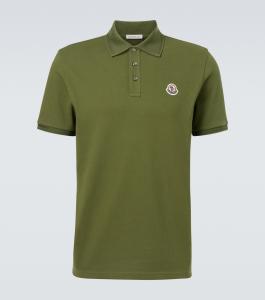 Хлопковая поло Moncler, Deep Forest