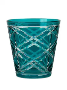 Набор из двух стаканов с узором Baci Milano, зеленый