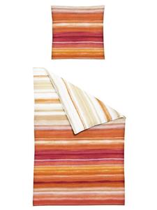 Постельное белье JACK 2 tlg Seersucker 135x200cm Streifen, красный