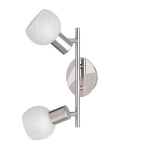 Потолочный светильник Trio Antibes II, опаловое стекло / сталь - 2 пламени