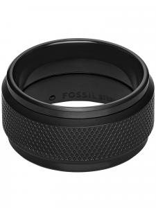 Мужское черное кольцо Fossil JF04824001