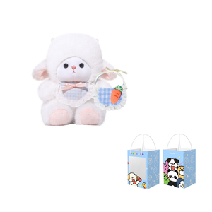 Плюшевая кукла Shellie Collection Animal Cute Dolls высотой 195см/20см/19см ZHUOQU, sherry collection-lamb+drool bibs outfit