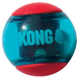 Мяч KONG Squeezz Action, красный С KONG, цвет красно синий