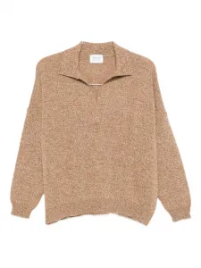 Свитер с воротником Be You, коричневый