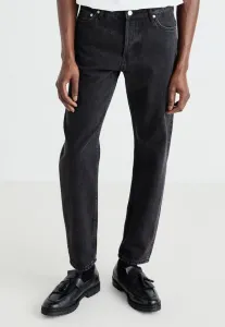 Свободные джинсы с зауженными штанинами Weekday, Tuned Black