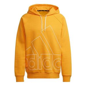 Толстовка Men's adidas Big Lo Hd Fl Hollow Out Large Logo Printing Pullover Sports Gold Color, мультиколор
