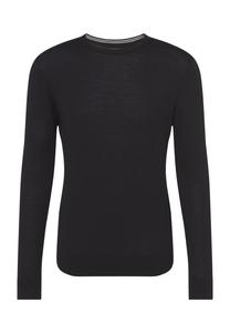 Свитер шерстяной, манжеты в рубчик, в крапинку, мужской Galeria, черный